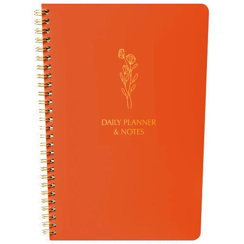 Of a Happy Kind Minimalist Daily Planner Undated & To Do List Notebook: With Hourly Schedule - 6.5x9.25