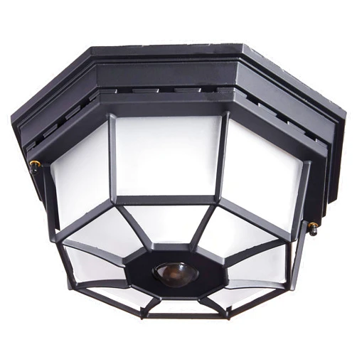 Heath Zenith Globe Electric HZ-4300-BK Ceiling Motion Light, Black, Bulb Not Included