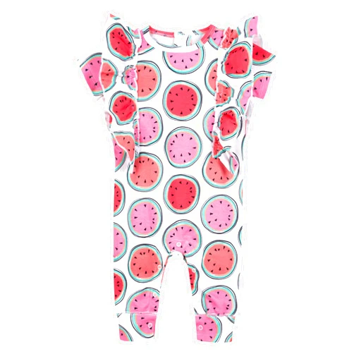 Lamaze Organic baby-girls One-piece Watermelon RomperRomper