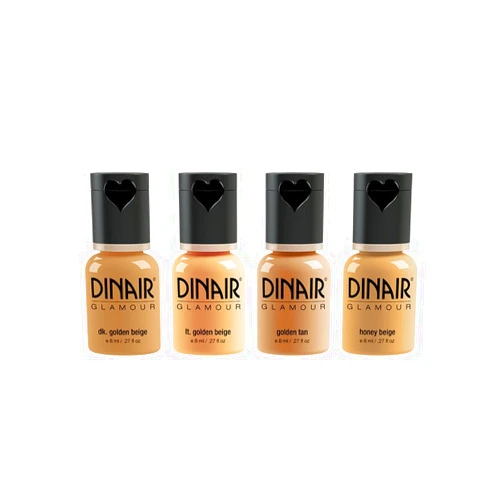Dinair Airbrush Makeup Foundation | Medium Shades | GLAMOUR: Natural, Light coverage, Matte