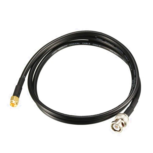 uxcell RG58 Coaxial Cable with BNC Male to SMA Male Connectors 50 Ohm 3 ft