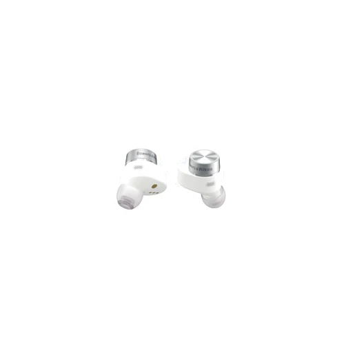 Bowers & Wilkins Pi7 S2 In-Ear True Wireless Earphones, Dual Hybrid Drivers, Qualcomm aptX Technology, Active Noise Cancellation, Works with Bowers and Wilkins App, Canvas White (2023 Model)