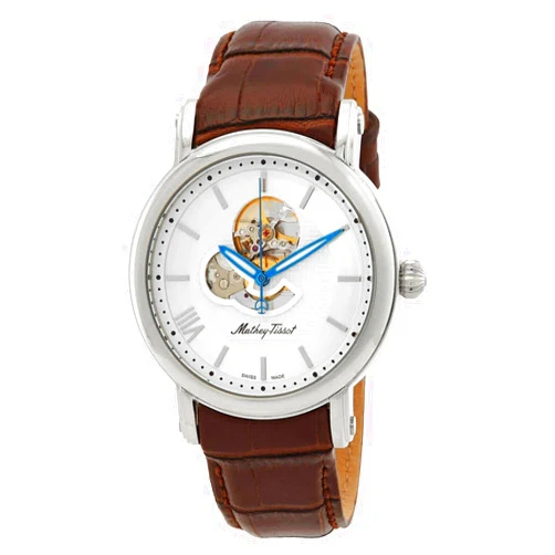Mathey-Tissot Skeleton Automatic White Dial Men's Watch H7053AI