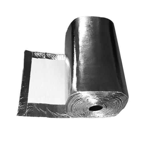 GOONSDS Ceramic Fiber Insulation Baffle Fire Blanket - Single-Sided Aluminum Foil for Stoves, Furnace, Kilns, Fire,1000mmx610mmx2mm