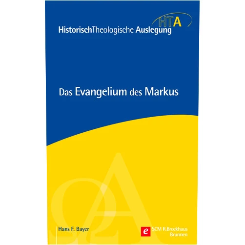 German Edition by Hans F. Bayer (Author), Gerhard Maier (Editor), Heinz-Werner Neudorfer (Editor), Rainer Riesner (Editor), Eckhard J. Schnabel (Editor) & 1 more Format: Kindle Edition Das Evangelium des Markus (Historisch Theologische Auslegung 4) (German Edition)