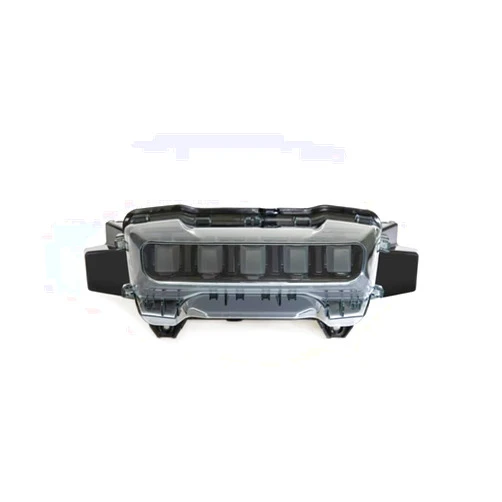 MOS MOTO OF SPORT Flame LED Taillight Compatible with Yamaha Zuma 125 2022-2024 | Red Color