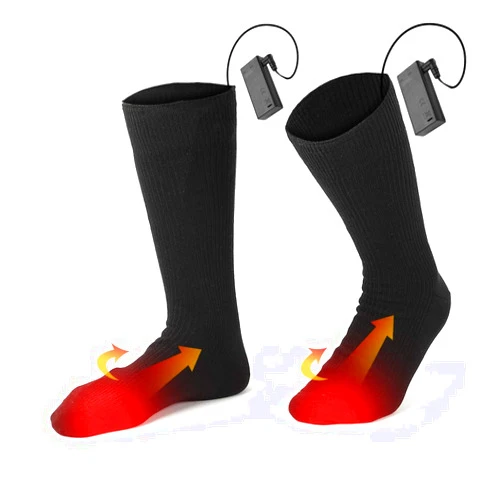 Gavigain Electric Heated Socks,Battery Winter Warmth Thicken Socks Winter Thermal Warm Socks Cold Weather Insulated Sock for Men and Women Outdoor Skiing
