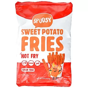Spudsy Hot Sweet Potato Fries, 4 OZ