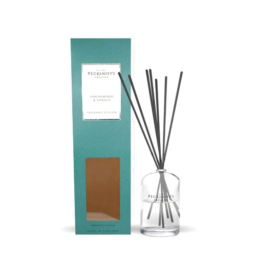 Pecksniff's Pecksniffs Sandalwood & Vanilla Diffuser | 200ml/6.76 Fl Oz