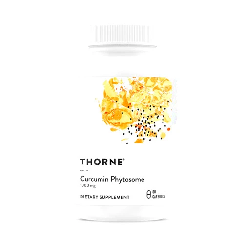 THORNE Curcumin Phytosome 1000 mg (Meriva) - Clinically Studied, High Absorption - Supports Healthy Inflammatory Response in Joints, Muscles, GI Tract, Liver, and Brain - 60 Capsules - 30 Servings