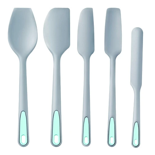 To encounter Silicone Spatula Set, 5 Pieces Seamless Spatula, Heat-Resistant Turner Spatulas, Nonstick for Baking, Cooking & Mixing, Dishwasher Safe