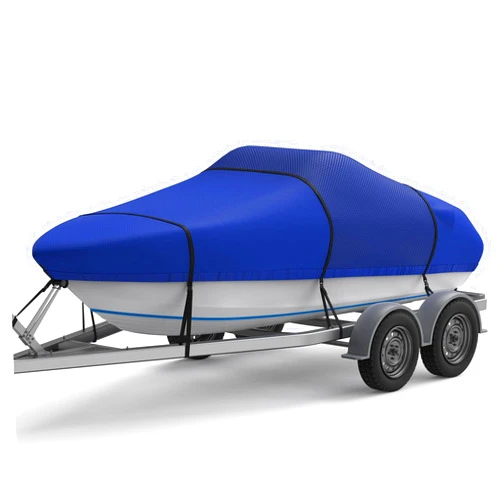RVMasking Middle 1200D Reinforced Boat Cover with Storage Bag Trailerable Marine Grade Waterproof Boat Cover Fits Bass Boat, V-Hull, Runabout, Length: 14'-16', Beam Width up to 90
