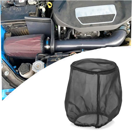 RYANSTAR RACING RYANSTAR Air Filter Protective Universal Car Cold Air Filter Protective Cover Dustproof Universal for High Flow Air Intake Filters 76mm 3
