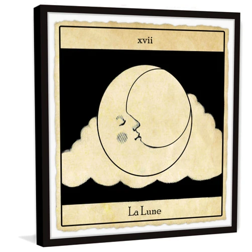 HomeStock Asian Fusion La Lune Framed Painting Print, Canvas Art Prints, Custom Canvas Prints, Wall Art Canvas, Modern Canvas Prints, Large Canvas Wall Art, 24