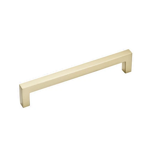 Amerock | Cabinet Pull | Golden Champagne | 6-5/16 inch (160 mm) Center to Center | Monument | 1 Pack | Drawer Pull | Drawer Handle | Cabinet Hardware