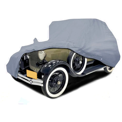 CARDIZ 5 Layer Car Cover – for Ford Model A 1928 1929 1930 1931 Convertible Sedan 2-Door Semi Custom Fit Waterproof Full Coverage All Weather Windproof Scratch Resistant Outdoor Automobile