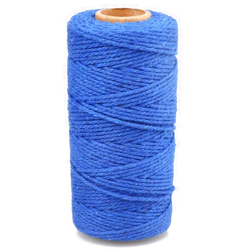 G2PLUS 328 Feet 2MM Natural Cotton String for Crafts,Gift Wrapping Twine,Arts & Crafts, Home Decor, Gift Packaging (Dark Blue)