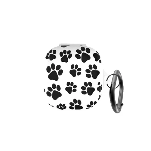 AGAOSH for Beats Fit Pro Case Cover with Keychain,Cute Paw Print Anime Soft Silicone Skin Cover Protective Accessories Case for Beats Fit Pro Earbuds Charging Case Paw