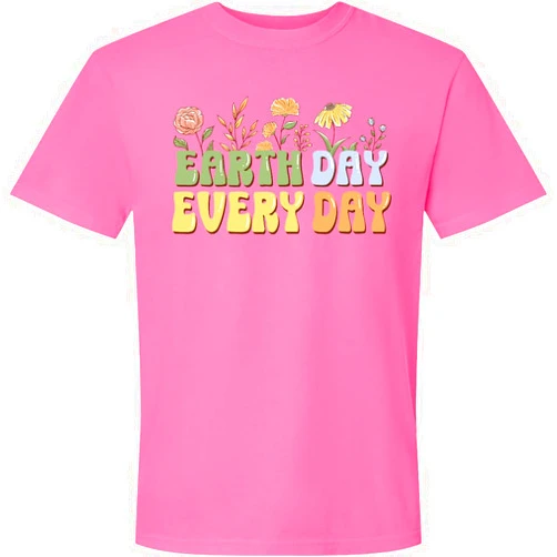 inktastic Earth Day Every Day Adult Premium T-Shirt