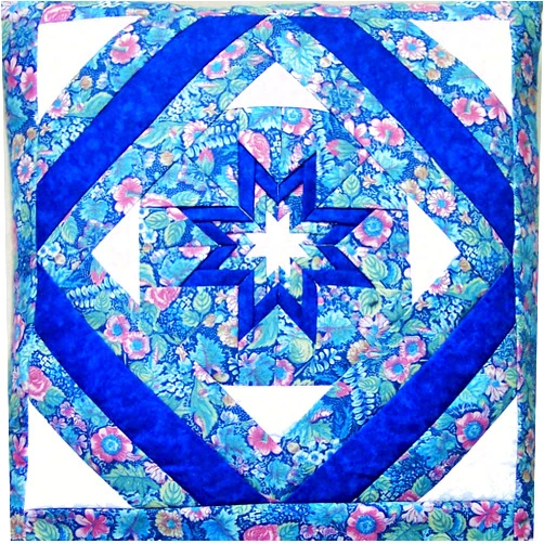 AmishShop.com Quillow (Quilt/Pillow Combo) Folded Star Quillow KK10 Amish Handmade in USA