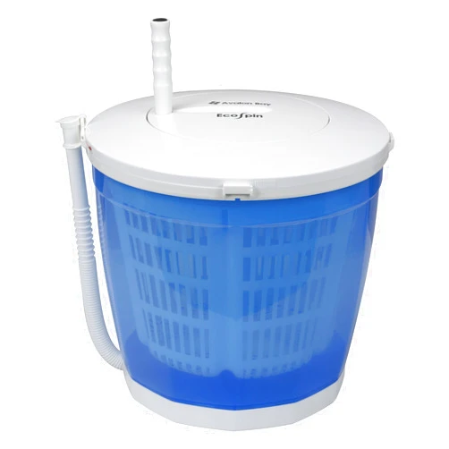 Avalon Bay EcoSpin, Portable Hand Cranked Manual Clothes Non-Electric Washing Machine and Spin Dryer, Counter Top Washer/Dryer for Camping, Apartments, RV's, or Delicates