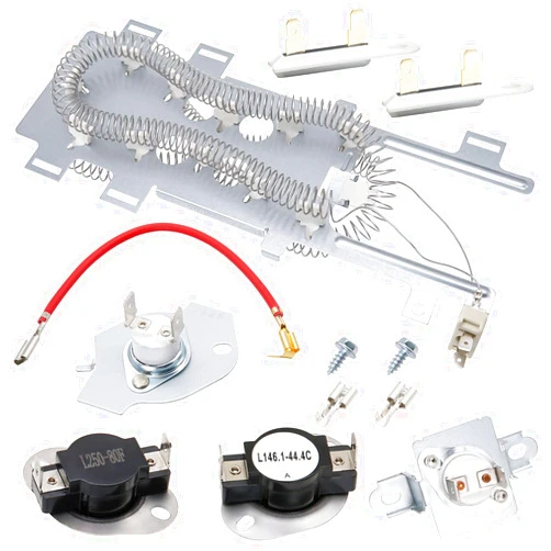 SupHomie Dryer Heating Element Kit Fit for Whirlpool WED7300XW0 WED70HEBW0 WED9200SQ0 WED9150WW1 WED9550WW1 WED7800XW0 WED8300SW0 WED9200SQ1 WED9050XW1 WED8300SW1 WED9400SW2 WED9500TW3