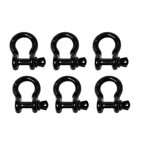 Hi-Gear 6 Pack Black Rigging 1/2