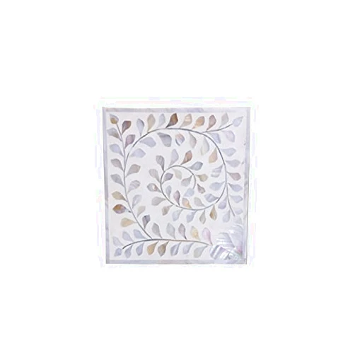FAIR DEAL HANDICRAFTS Mother of Pearl Inlay Jewelry box White (White, D2)