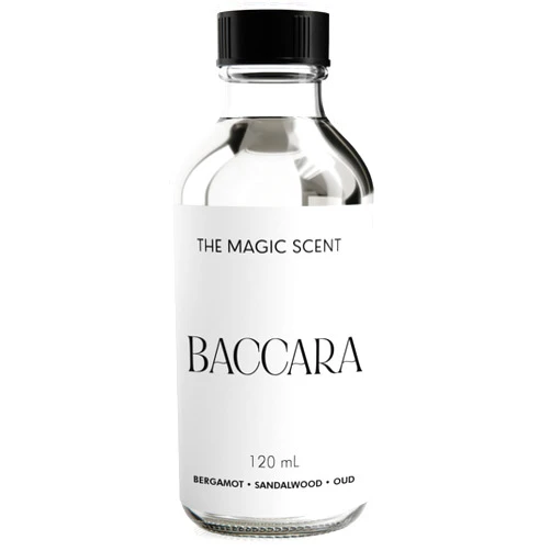 THE MAGIC SCENT Baccara Oils for Diffuser - HVAC, Cold-Air, & Ultrasonic Diffuser Oil Inspired by The Baccarat Rouge - Essential Oils for Diffusers Aromatherapy - 4 fl oz, 120 mL