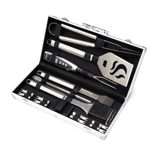 Cuisinart CGS-5020 BBQ Tool Aluminum Carrying Case, Deluxe Grill Set, 20-Piece