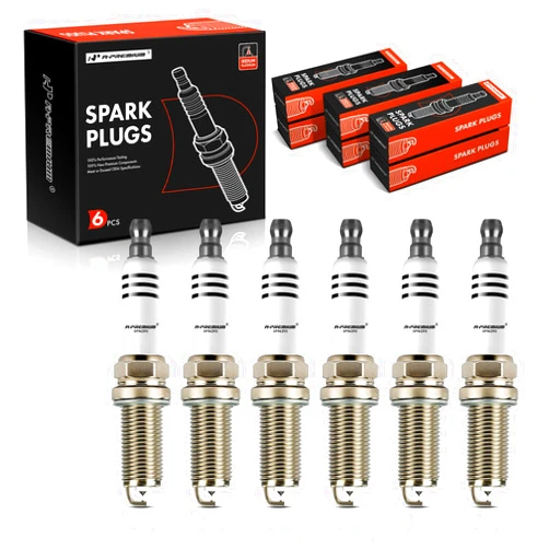 A-Premium Iridium Platinum Spark Plugs Compatible with Porsche Cayenne 2011-2014/2016-2018, 3.6L, Pack of 6