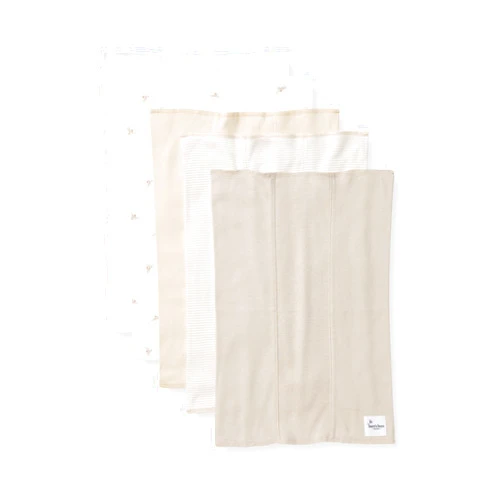 Burt's Bees Baby Infant Burp Cloths, 100% Organic Cotton Extra Absorbent Soft Fabric Drool Cloths, 5-Pack Newborn Must-Have Essential Large Burping Cloths, One Size 17 x 11.75 Inches