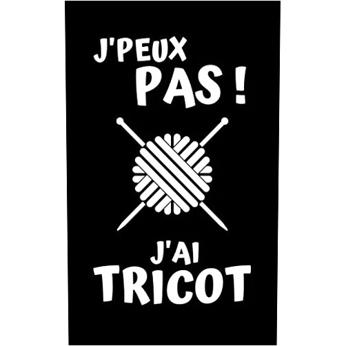 Editions JPP J'PEUX PAS ! J'AI TRICOT: Carnet de notes vierge | 100 pages avec lignes | 12,7 cm x 20,32 cm (5 po x 8 po) | Idéal comme cadeau pour les passionnés de TRICOT (French Edition)