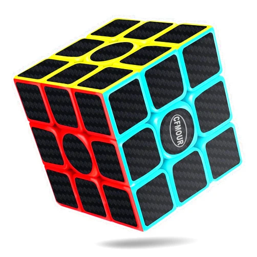 CFMOUR Original Speed Cube 3x3x3, Fast Magic Cube for Kids, Smooth Carbon Fiber Cubes, Puzzle Toys