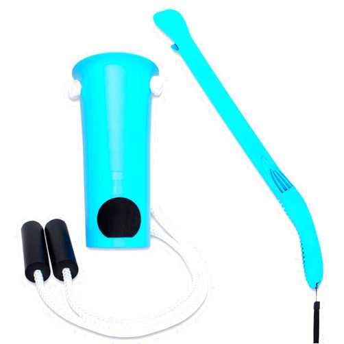 RMS Sock Aid Kit - Easy On Easy Off Device for Putting On Socks and Removing Socks or Stockings for Men and Women with Limited Mobility (Blue)