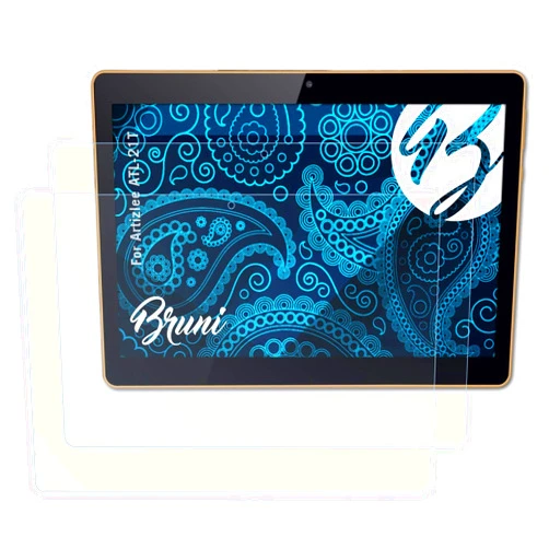 Bruni Screen Protector compatible with Artizlee ATL-21T Protector Film, crystal clear Protective Film (2X)