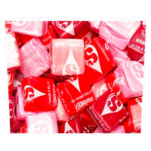 Smiling Sweets Star Burst Fave Reds Bulk Candy - 2 Pounds of Star Burst Fave Reds - All of the Delicious Flavors you Love in One Place - Smiling Sweets - Fruit Chews - Fun for Everyone