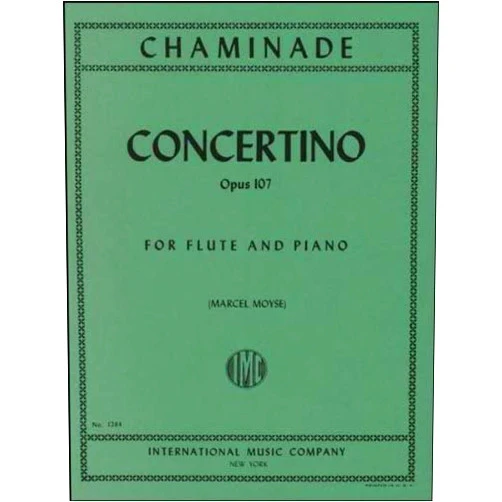 By Cecile Chaminade (Author) Chaminade: Concertino, Opus 107 for Flute and Piano