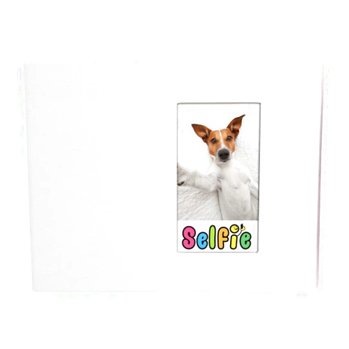 Skutr Selfie 2.25 x 3.5-inch Photo Album - Holds 40 Photos (White) for Polaroid PIF-300 Instant & Fuji Instax Mini Film