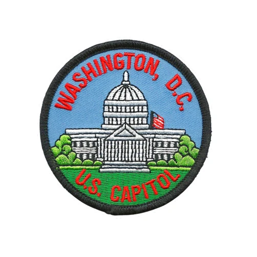Happy Wood Products Washington DC Patch – DC State Travel Patch Souvenir Applique 3