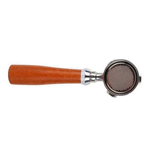 Fydun 51mm Coffee Portafilter, Bottomless Zinc Alloy Filter Composite Wood and Bottomless Portafilter Ecp 3420 Filter Holder Holder for ECP3420 Machine Reusable