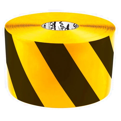 Scapa Vulture Floor Tape Floor Marking Tape, Striped Hazard, Continuous Roll, 6