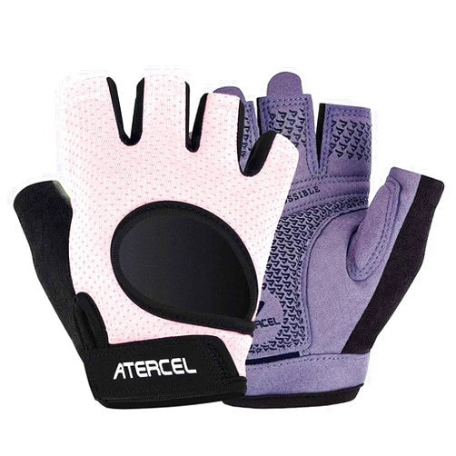 ATERCEL Weight Lifting Gloves Full Palm Protection, Workout Gloves for Gym, Cycling, Exercise, Breathable, Super Lightweight for Mens and Women
