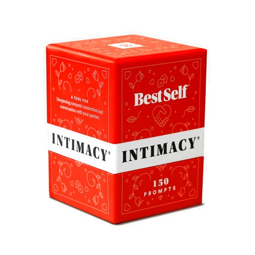 BestSelf Co. BestSelf Intimacy Deck 150 Relationship Building Conversation Cards Starters Couples Games, Meaningful Couples Card Game - Romantic Couples Strengthen Relationship Cards, and Questions for Couples