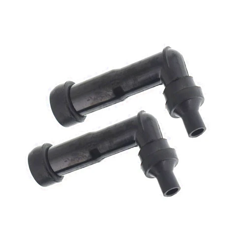 LABLT Spark Plug Boot Cap Cover Resistor 120 Degree Motorcycle Scooter Dirt Bike ATV 2pcs