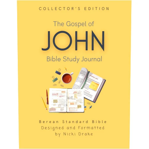 Nicki Drake Bible Study Journal: The Gospel of John (BSB): Create Your Own Keepsake Commentary