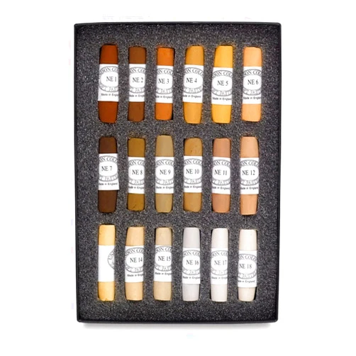 Jack Richeson Unison Pastel Natural Earth Colors, Set of 18