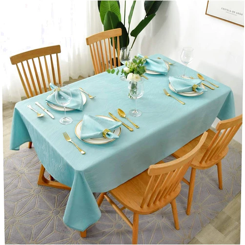 maxmill Jacquard Cloth Napkins 20 x 20 Inch with Hemmed Edges Swirl Pattern Soft Comfortable and Luxury Serviette for Family Dinners Weddings Parties and Banquets Set of 4 Turquoise