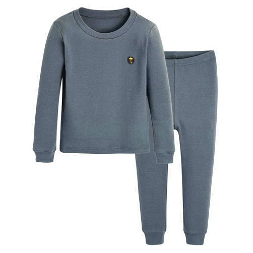 moimoln 6M-8Y Modal Cotton Solid Soft Breathable Baby Toddler Boys Girls Snug fit Pjs Pajamas Set Long Sleepwear Daily