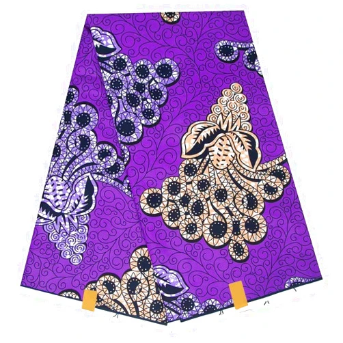HollandaisWax African Fabric 5 Yards Ankara Print Polyester Material Fabric for DIY Sewing 6611